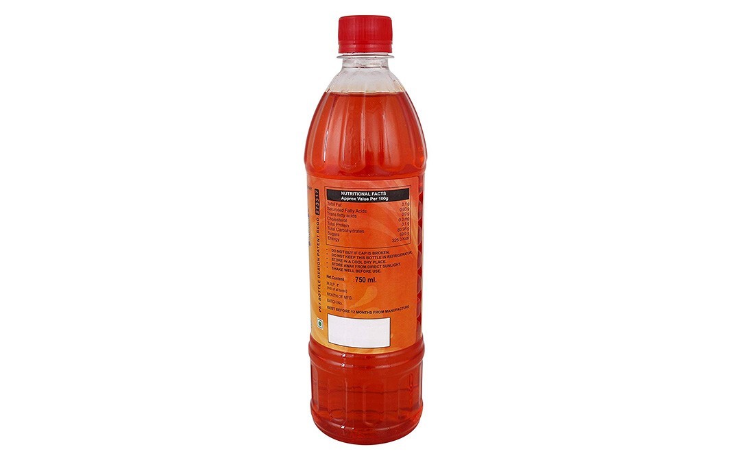 Raj Mandir Orange Syrup    Plastic Bottle  750 millilitre